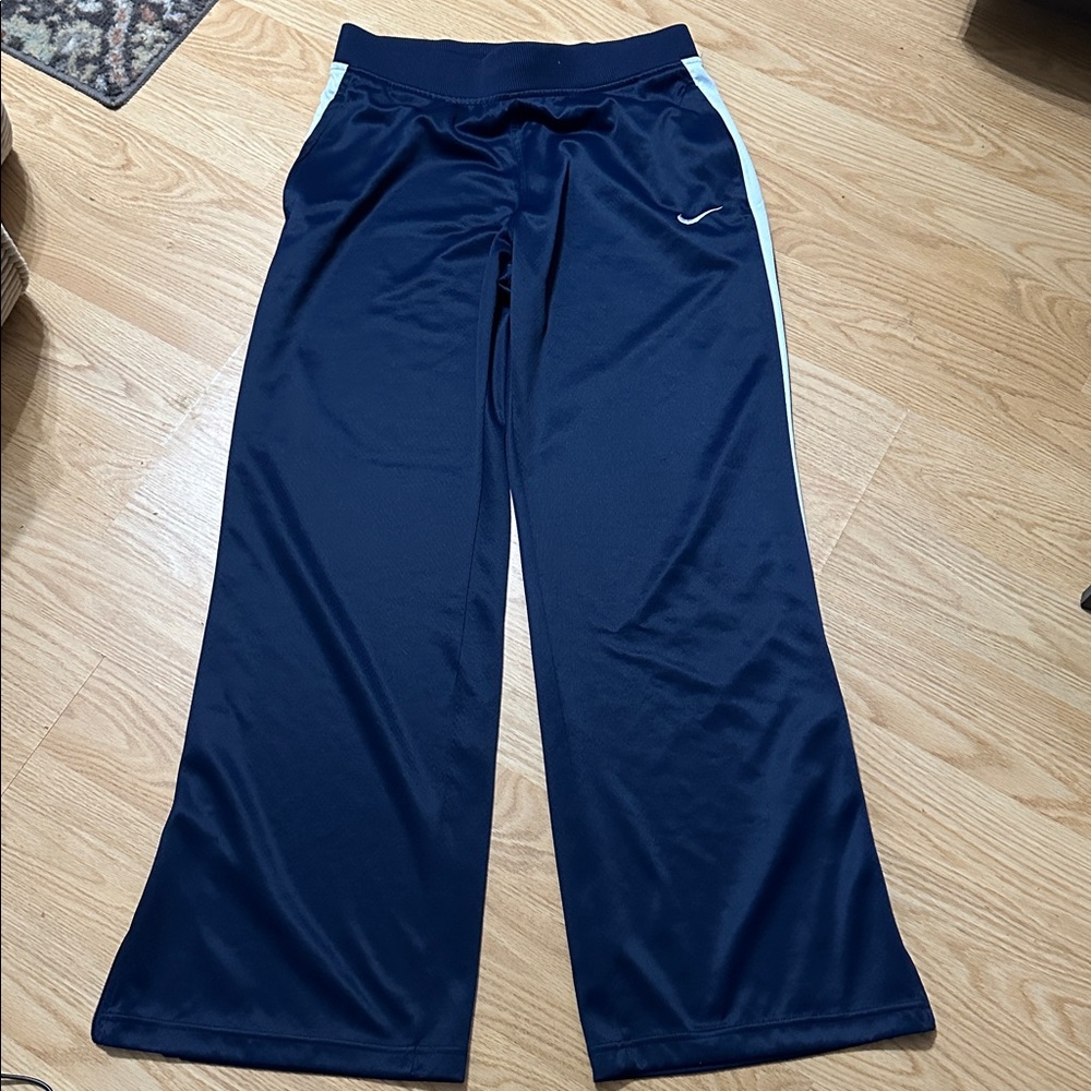 🚨SALE Nike Basketball Pants Blue with White accents size M - Picture 2 of 7